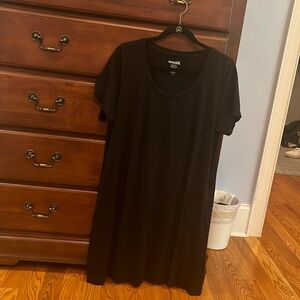 Wool& black dress -1x